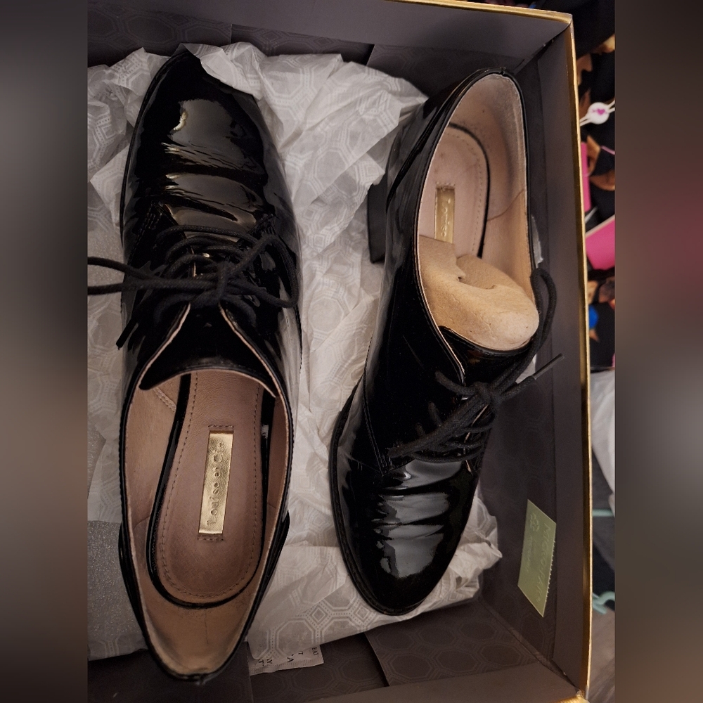 Black Patent Leather Women's Shoes